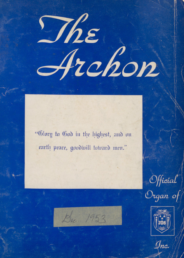 The Archon 1953 Dec Cover